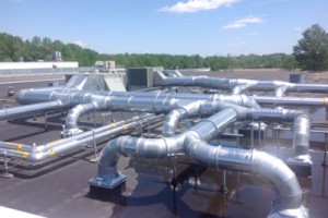 hvac- commercial rooftop installation